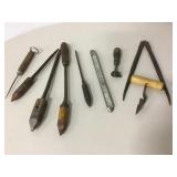 Vtg Copper Soldering Tools, Lead Bar & More Vtg Copper Soldering Tools, Lead Bar & More