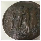 1964 John Gerhard Ceramic Christian Plaque 1964 John Gerhard Ceramic Christian Plaque