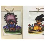 2 Matted Native Children Style Prints