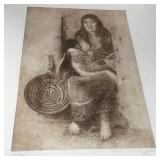 Purcell Signed & Numbered Etching 15.5" x 22" Purcell Signed & Numbered Etching 15.5" x 22"