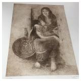 Purcell Signed & Numbered Etching 15.5" x 22"