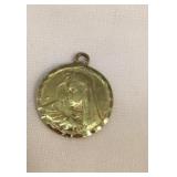 10KT Gold Small Religious Charm / Medallion