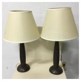 Pair Of Working Table Lamps - 29" Tall