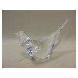 3.75" Tall Art Glass Bird - Marked Kosta LG5611 3.75" Tall Art Glass Bird - Marked Kosta LG5611