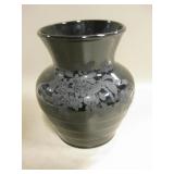 Amethyst Glass Vase w/ Floral Etching - 6" Tall Amethyst Glass Vase w/ Floral Etching - 6" Tall