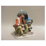 "Dreams Of Long Ago" Rockwell Ceramic 6" Tall