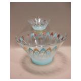 Mid-Century Anchor Hocking "Happy Hour" Chip & Dip Mid-Century Anchor Hocking "Happy Hour" Chip & Dip