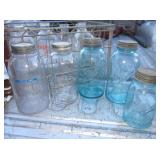 Ball, Kerr & Drey Vtg Mason Jars w/ Lids Ball, Kerr & Drey Vtg Mason Jars w/ Lids
