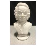 8.5" Ceramic Bach Bust 8.5" Ceramic Bach Bust