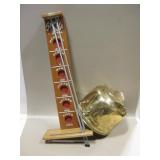 Space Probe Skill Game (No Ball) & Brass Bowl Space Probe Skill Game (No Ball) & Brass Bowl