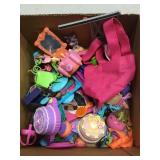 Box Of Assorted Girls Doll House Toys