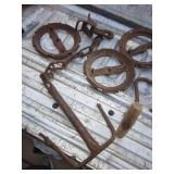 Vintage Cast Iron / Steel Lot Vintage Cast Iron / Steel Lot