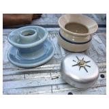 Vtg Ceramic Cuspidor, Insulator & More