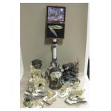 Wolf Knife, Wolf & Bear Figurines, Wolf Lamp Wolf Knife, Wolf & Bear Figurines, Wolf Lamp