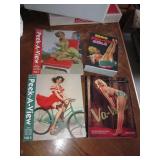 4 Pin-Up Girls Paperback Books