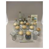 17 Glass & 1 Plastic Containers Of Misc Beach Sand 17 Glass & 1 Plastic Containers Of Misc Beach Sand
