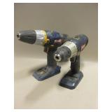 2 Ryobi Cordless Drills w/o Batteries - As-Is 2 Ryobi Cordless Drills w/o Batteries - As-Is