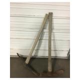 2 Vintage Pick Axes 2 Vintage Pick Axes