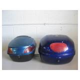 2 Plastic Motorcycle Tail Boxes 2 Plastic Motorcycle Tail Boxes