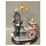 12" Emmet Kelly Wheeler Dealer Porcelain Statue 12" Emmet Kelly Wheeler Dealer Porcelain Statue
