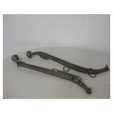Pair Of Antique Horse Hames w/ Brass Ends Pair Of Antique Horse Hames w/ Brass Ends