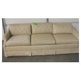 Vtg Clyde Pearson Brocade Sofa - 84" Wide