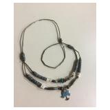 Beaded Multi-Stone Santo Domingo Necklace