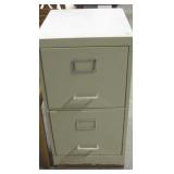 2 Drawer Metal File Cabinet - 29" Tall