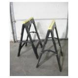 2 Folding Plastic Saw Horses 2 Folding Plastic Saw Horses