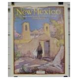 1932 New Mexico Magazine Cover Poster - Circa 1978