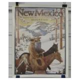 1934 New Mexico Magazine Cover Poster - Circa 1978 1934 New Mexico Magazine Cover Poster - Circa 1978