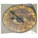 Rustic Looking Wall Clock w/ Key Wind Rustic Looking Wall Clock w/ Key Wind