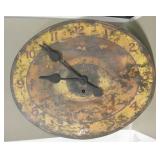 Rustic Looking Wall Clock w/ Key Wind