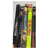 Lot Of 5 Used Dvds Prestige , Full monty Etc...