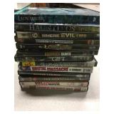 Lot of 13 Used Dvds Horror Titles and others Lot of 13 Used Dvds Horror Titles and others