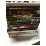 Lot of 13 Used Action and Horror Dvd Lot