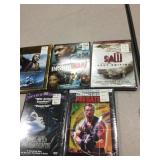 Lot of 5 sealed Dvds new old Stock Predator etc..