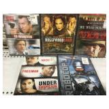 Lot of 5 sealed Dvds new old Stock Action movies