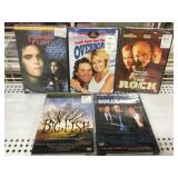 Lot of 5 sealed Dvds new old Stock Overboard etc.. Lot of 5 sealed Dvds new old Stock Overboard etc..