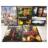 Lot of 5 sealed Dvds new old Stock Braveheart etc.