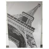 55" x 79" Eiffel Tower Photo On Stretched Fabric