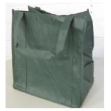 Case of 100 - Hunter Green Reusable Handled Bags