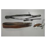 3 Pieces Of Leather Horse Equipment