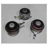 3 Vintage South Bend Auto Fly Fishing Reels