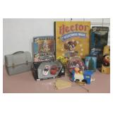 Vtg Lot - Padlocks, Lunchbox, Puzzles, Toys & More