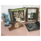 Pillow, Mantle Clock, Weather Station, Manatees
