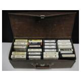 Storage Case w/ 8-Track Tapes