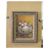 Framed S. Yellowhair Native American Painting
