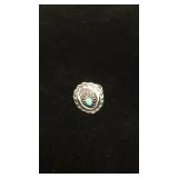 Sterling Silver Native American Concho Style Ring