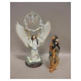 Lot of 2 Native Figures 1 Bradford Exchange
